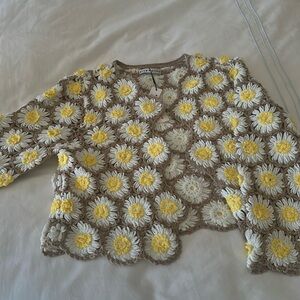 Alice +Olivia hand knit sweater